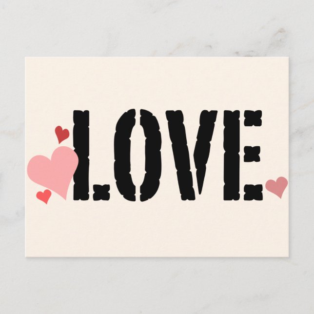 Carte Postale Love Platonic Valentine (Devant)