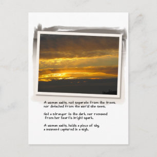 Carte Postale Love Poem et Birch Bay Sunset
