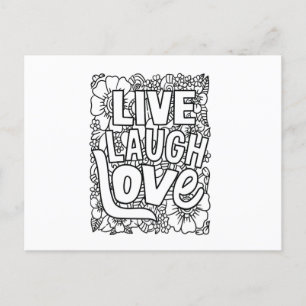 Carte Postale LOve rire en direct