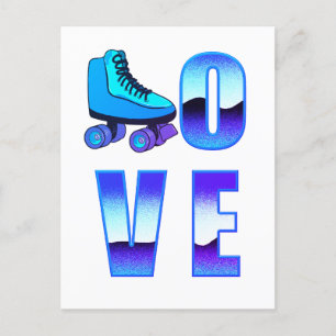 Carte Postale Love Skating