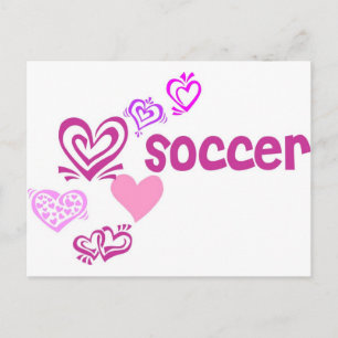 Carte Postale Love Soccer
