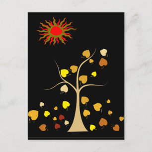Carte postale Love Tree