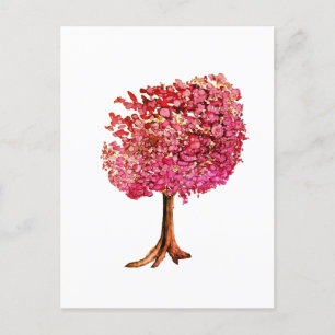 Carte Postale Love Tree Cherry Blossom