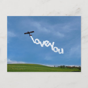 Carte postale Love You Skywriting