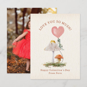 Carte Postale Love You So Mush Mushroom School Valentine Photo