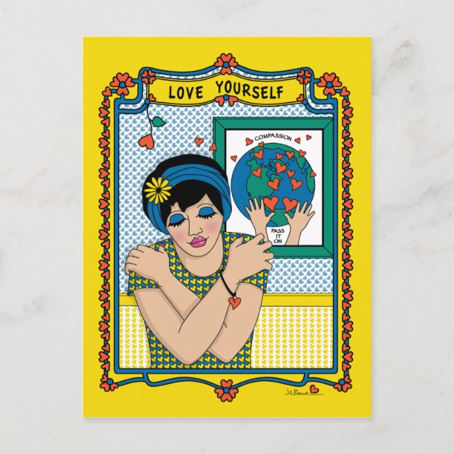 Carte postale Love Yourself_B_ (Devant)