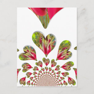 Carte Postale Lovely Hearts Humanitarian Day Le monde a besoin d