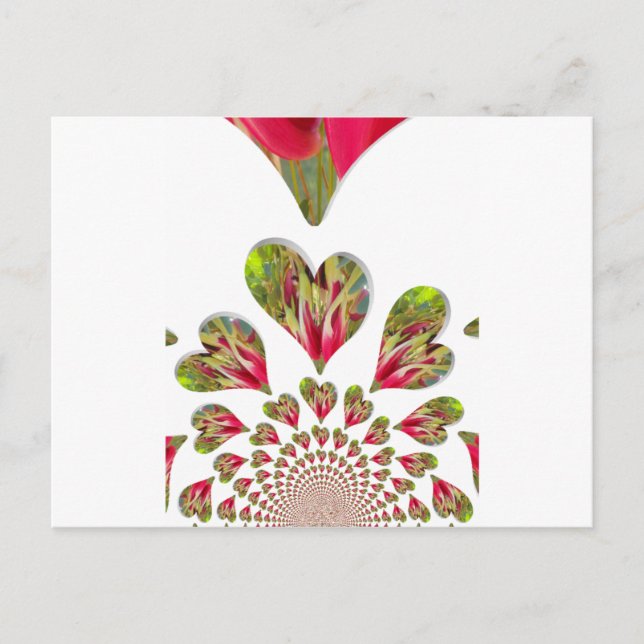 Carte Postale Lovely Hearts Humanitarian Day Le monde a besoin d (Devant)