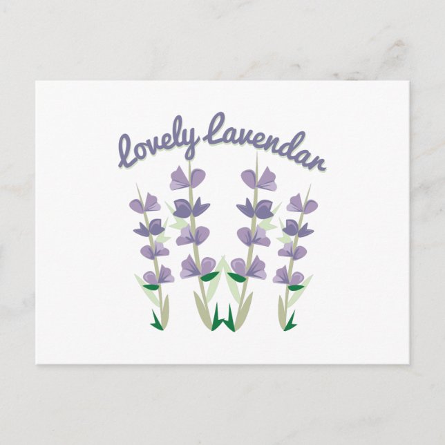 Carte Postale Lovely Lavendar (Devant)
