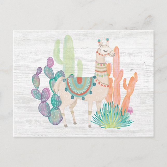 Carte Postale Lovely Llamas II (Devant)