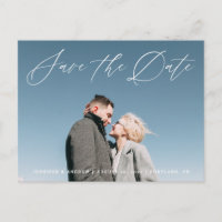 Lovely Script | Save the Date Photo Announcement