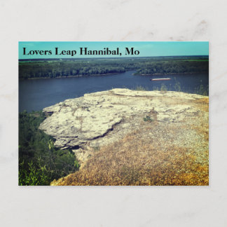 Carte Postale Lovers Leap Hannibal Missouri Simple Postcard