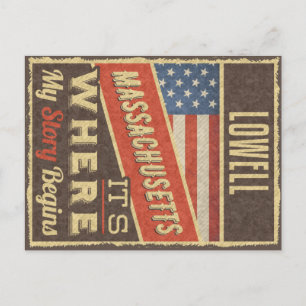 Carte Postale Lowell Massachusetts