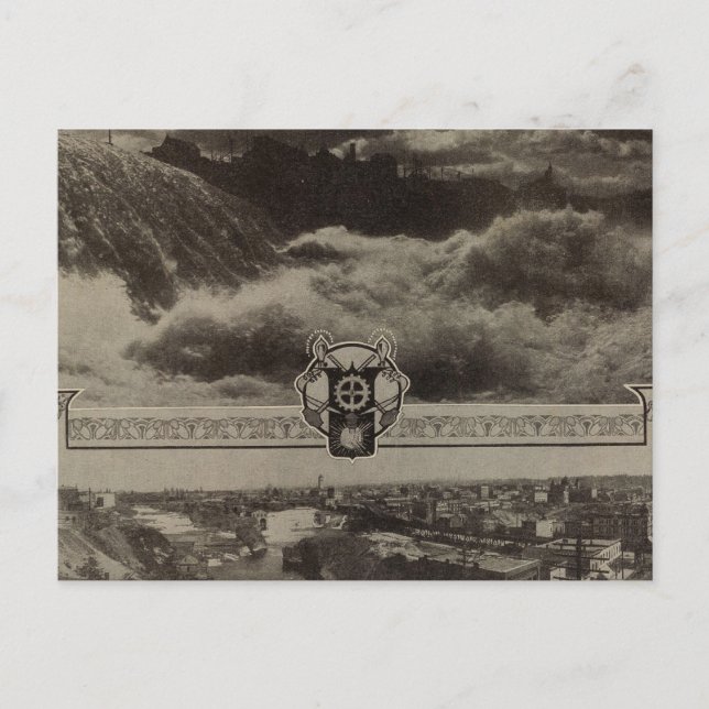 Carte Postale Lower Falls, Spokane (Devant)