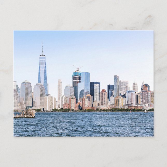 Carte Postale Lower Manhattan Color Sketch (Devant)