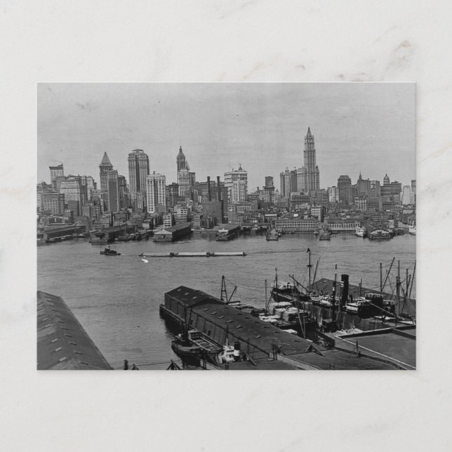 Carte Postale Lower New York Skyline East River New York (Devant)