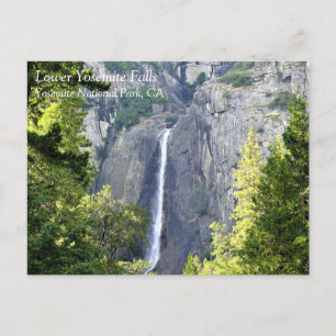 Carte Postale Lower Yosemite Falls, parc national Yosemite, CA P