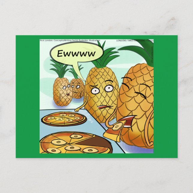 Carte postale LTCartoons riche en ananas (Devant)