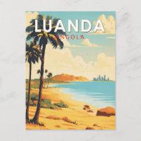 Luanda Angola Voyage Art Rétro