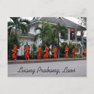 Carte Postale luang alms