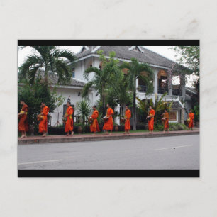Carte Postale luang alms