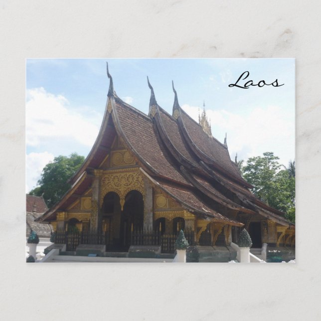 Carte Postale luang laos wat (Devant)