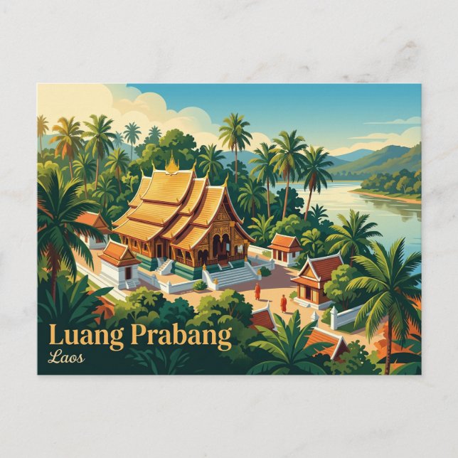 Carte Postale Luang Prabang Laos (Devant)