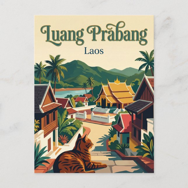 Carte Postale Luang Prabang Laos (Devant)