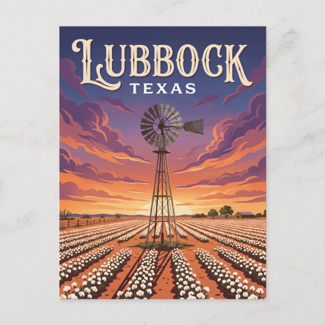 Carte Postale Lubbock Texas (Devant)