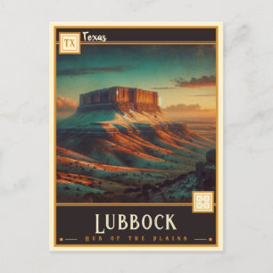 Carte Postale Lubbock, Texas   VINTAGE