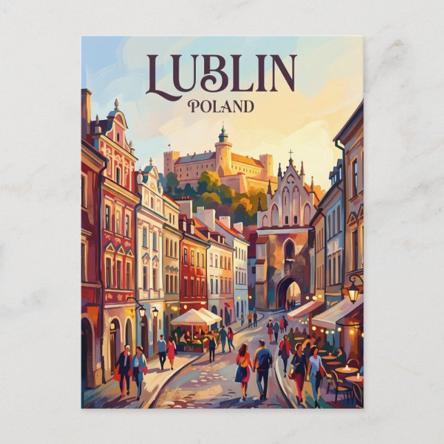Carte Postale Lublin Pologne (Devant)
