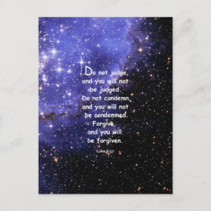 Carte Postale Luc 6:37