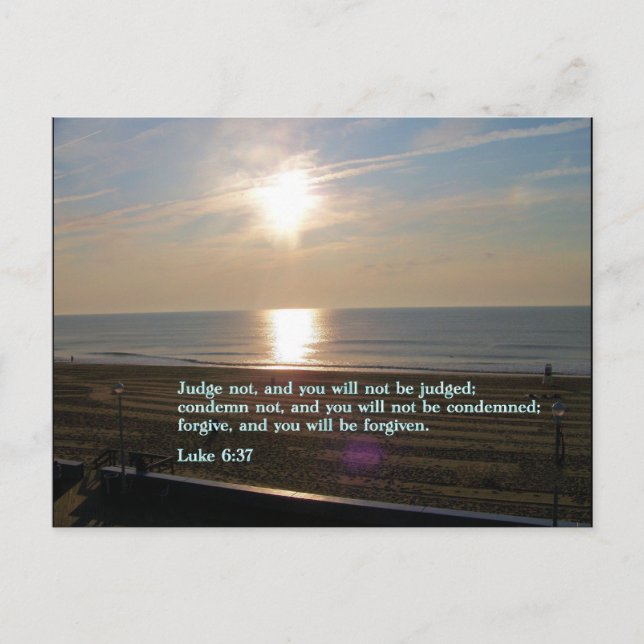 Carte Postale Luc 6:37 lever du soleil (Devant)