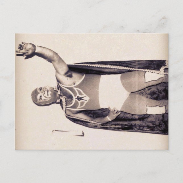 CARTE POSTALE LUCHA LIBRE MEXICANA (Devant)