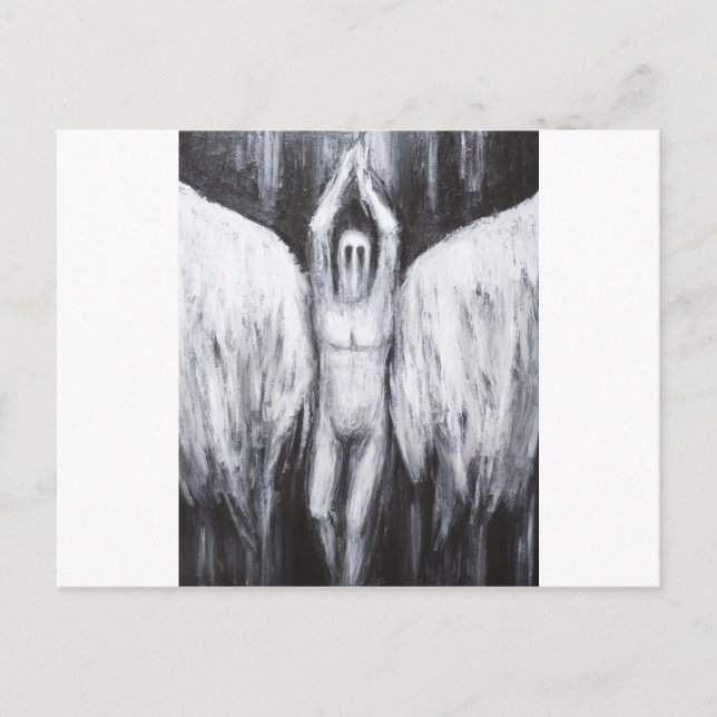 Carte Postale Lucifer l'étoile du matin descendant dans l'abîme (Devant)