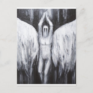 Carte Postale Lucifer l'étoile du matin descendant vers l'abîme