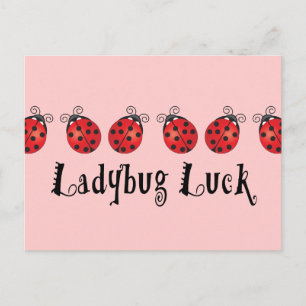 Carte Postale Luck Ladybug