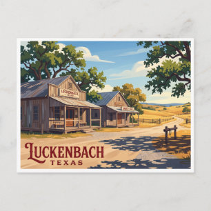 Carte Postale Luckenbach Texas