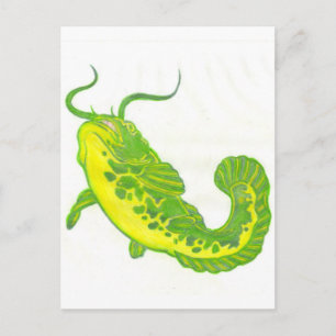 Carte Postale Lucky Catfish