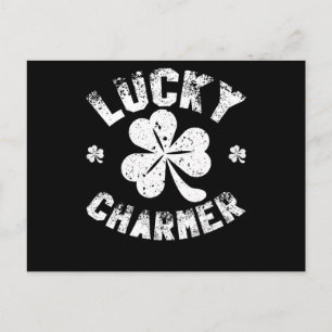 Carte Postale Lucky Charmer Shamrock Funny St. Patrick's Day