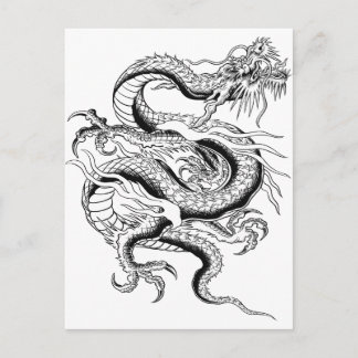 Carte Postale Lucky Chinese Dragon