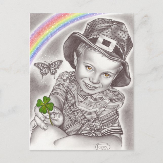Carte Postale Lucky Clover (Devant)