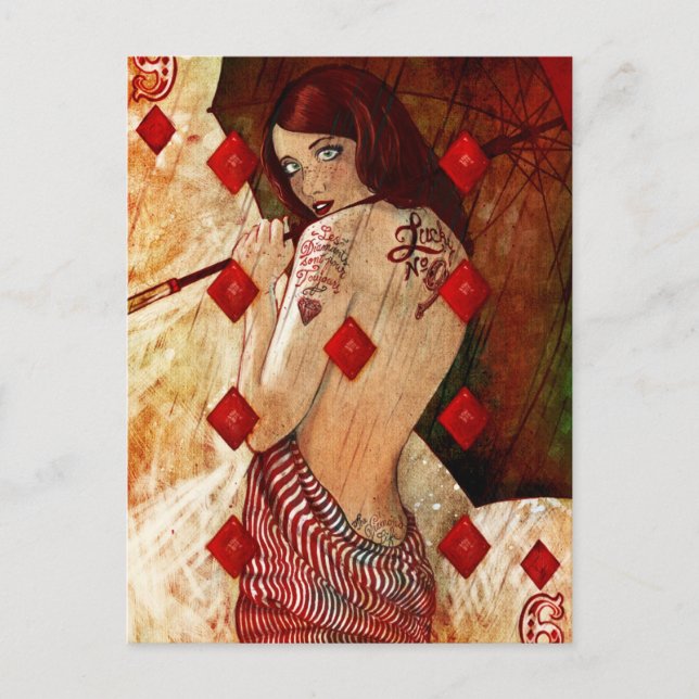 Carte Postale Lucky Numéro 9 (Devant)