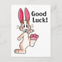 Carte postale Lucky Rabbit