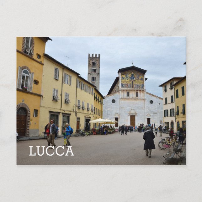 Carte Postale Lucques, Italie (Devant)