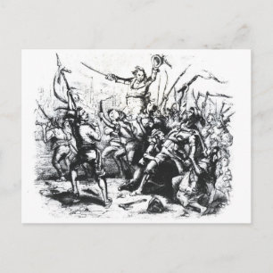 Carte Postale Luddite Rioters