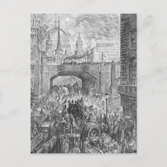 Carte Postale Ludgate Hill (Devant)