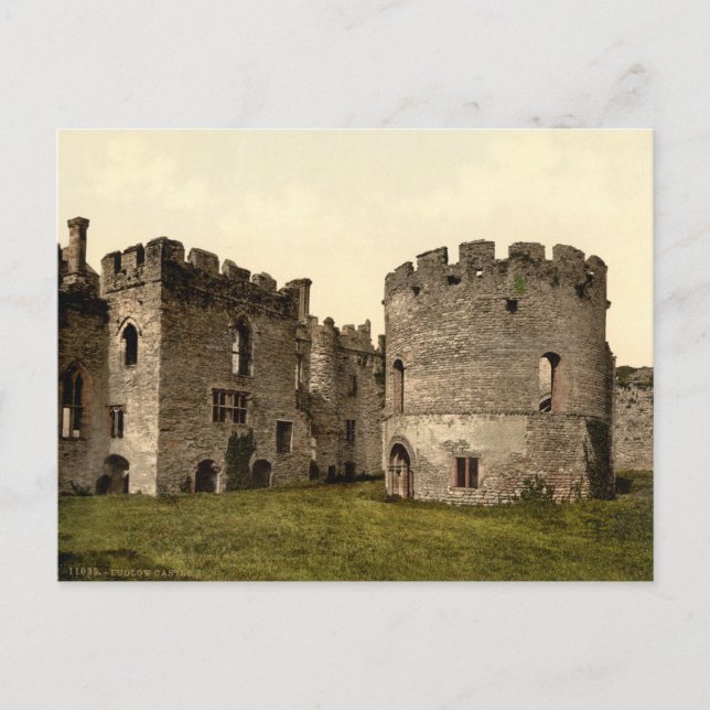 Carte Postale Ludlow Castle I, Shropshire, Angleterre (Devant)
