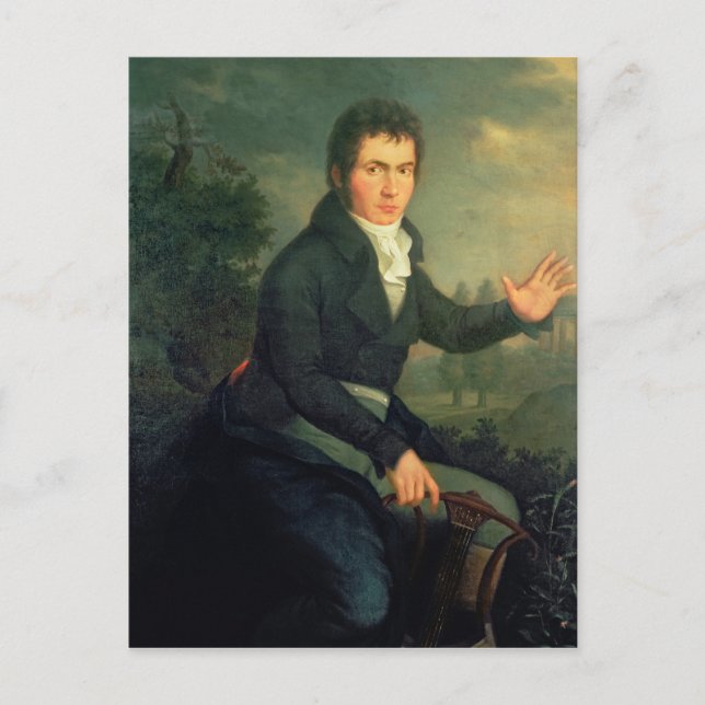 Carte Postale Ludvig van Beethoven, 1804 (Devant)