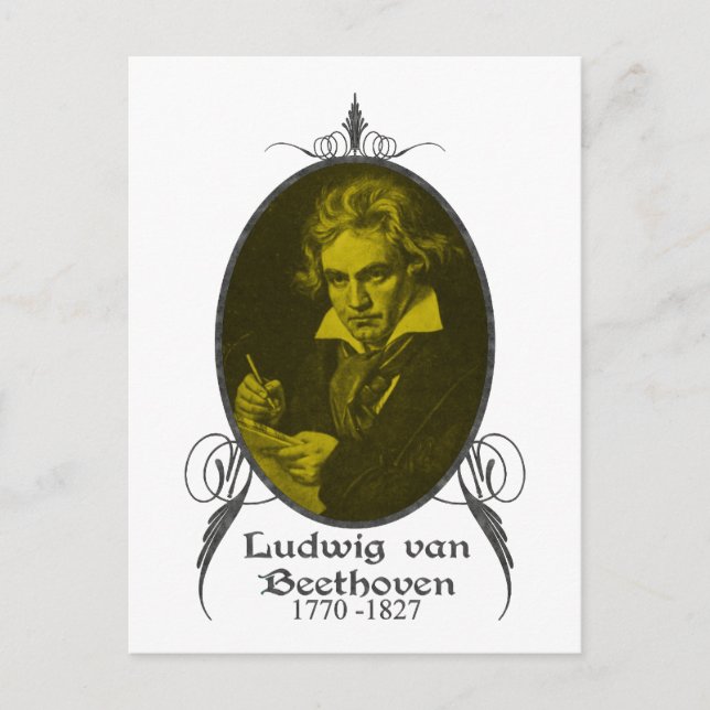 Carte Postale Ludwig van Beethoven (Devant)